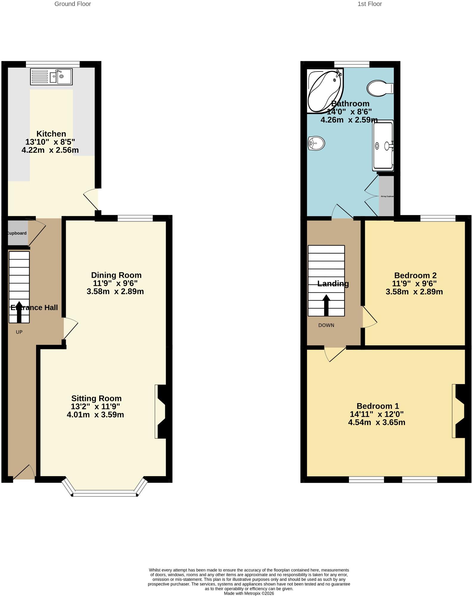 Inner Avenue, Southampton floorplan