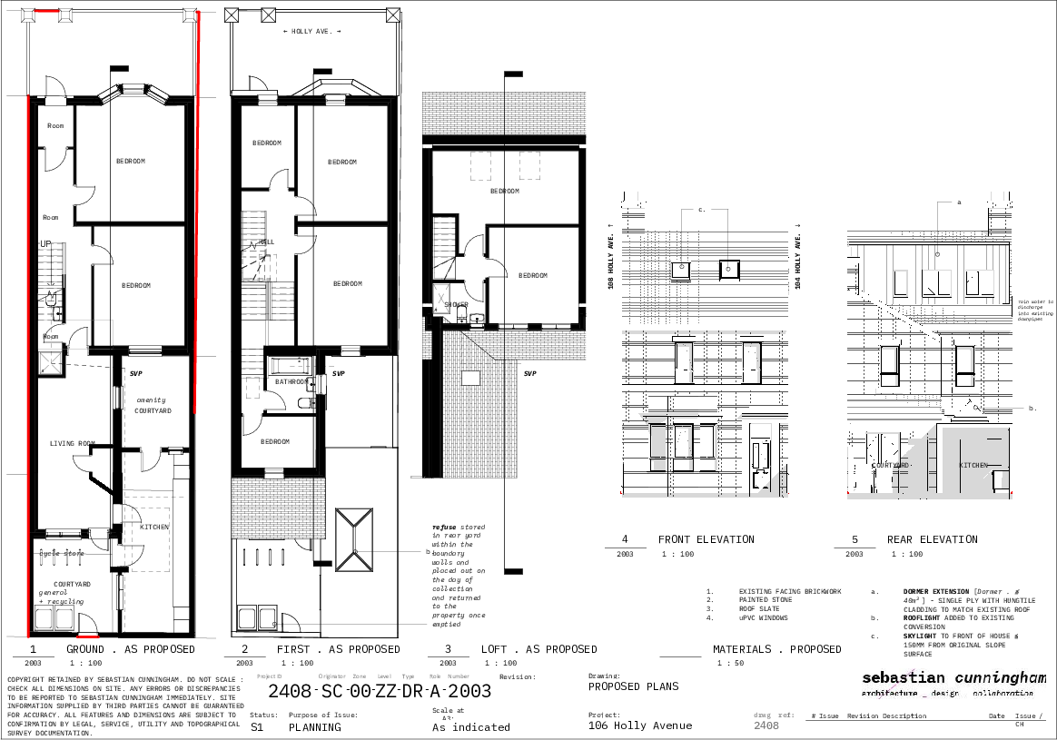(£165 PPPW) Holly Avenue, Jesmond floorplan