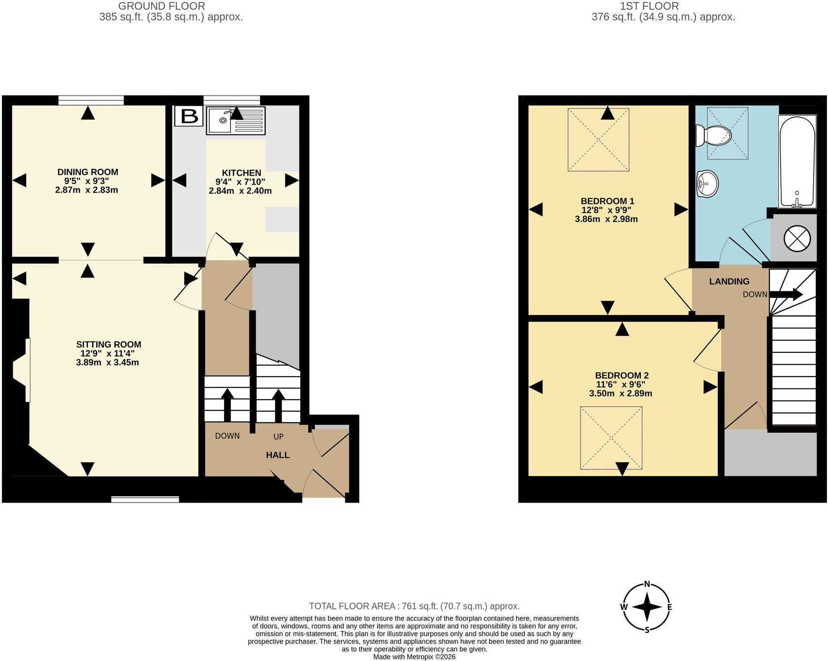 St Marychurch, Torquay floorplan