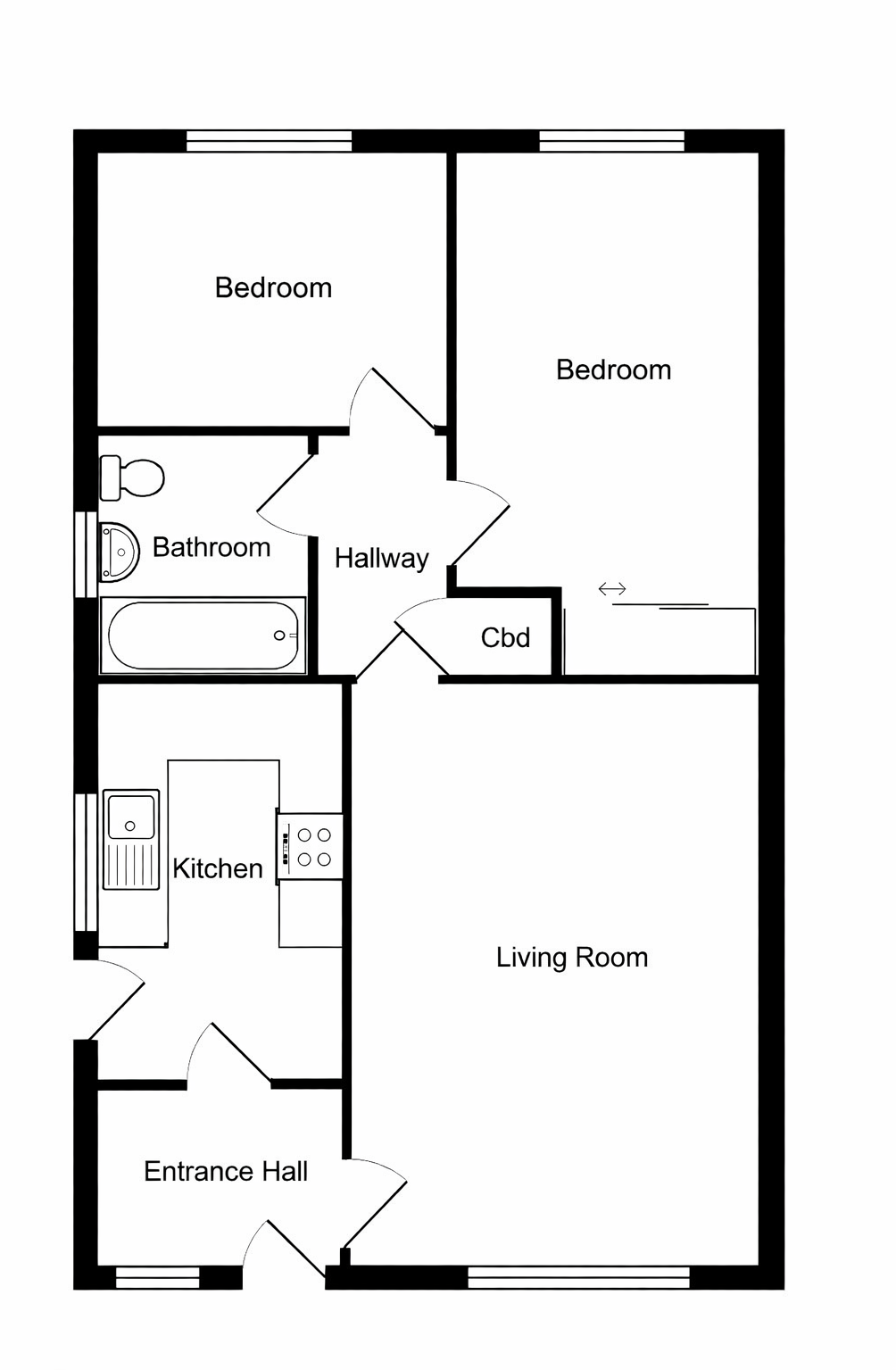 St Anthonys Avenue, Northallerton, North Yorkshire, England, DL7 floorplan