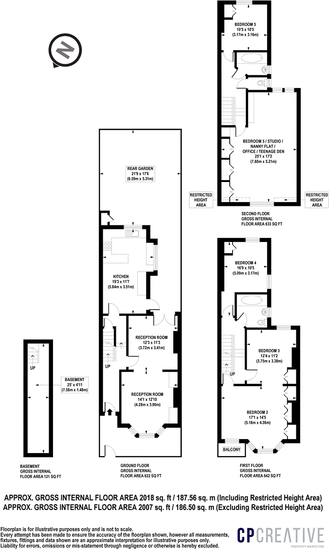 Burnfoot Avenue, Fulham, SW6 floorplan