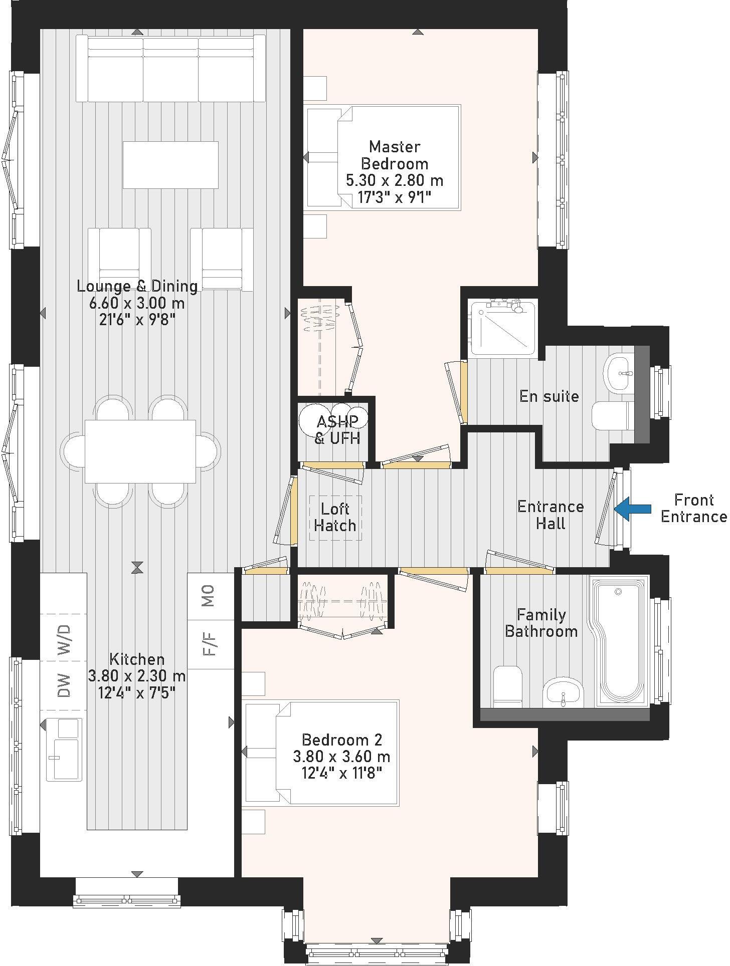 Lavender Mill, Fallow Corner Drove, Manea floorplan
