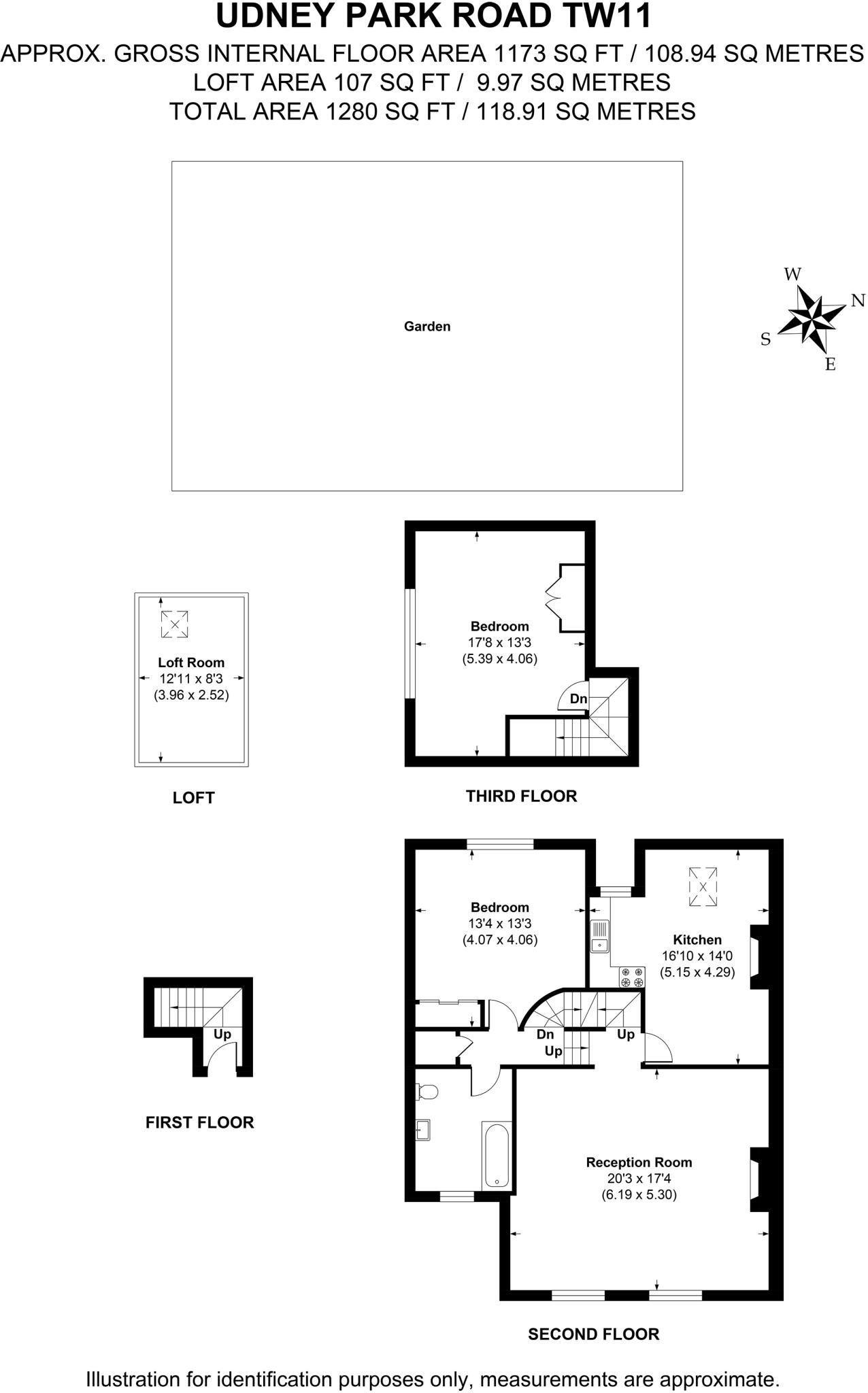 Udney Park Road, Teddington, TW11 floorplan