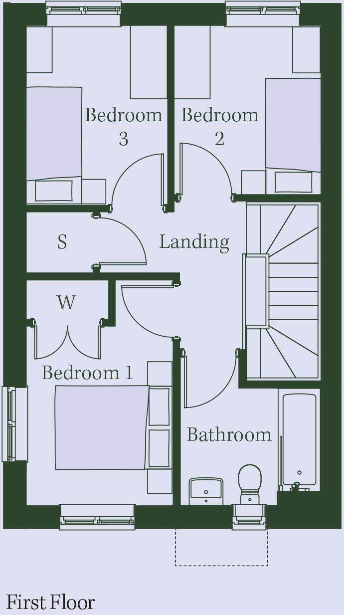 Bret Road, St Neots, Cambridgeshire floorplan
