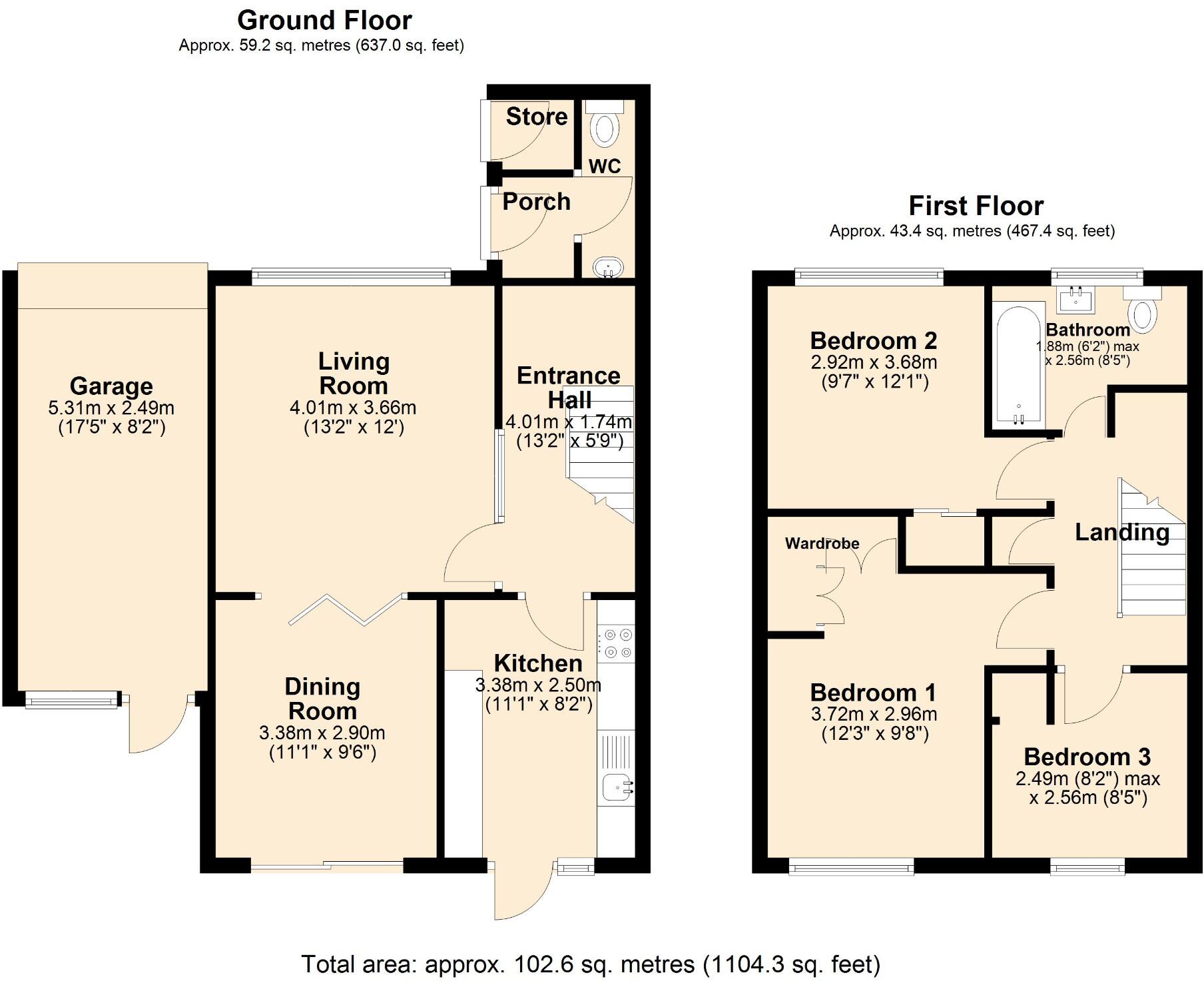 Linden Close, Lymm, Cheshire, WA13 floorplan