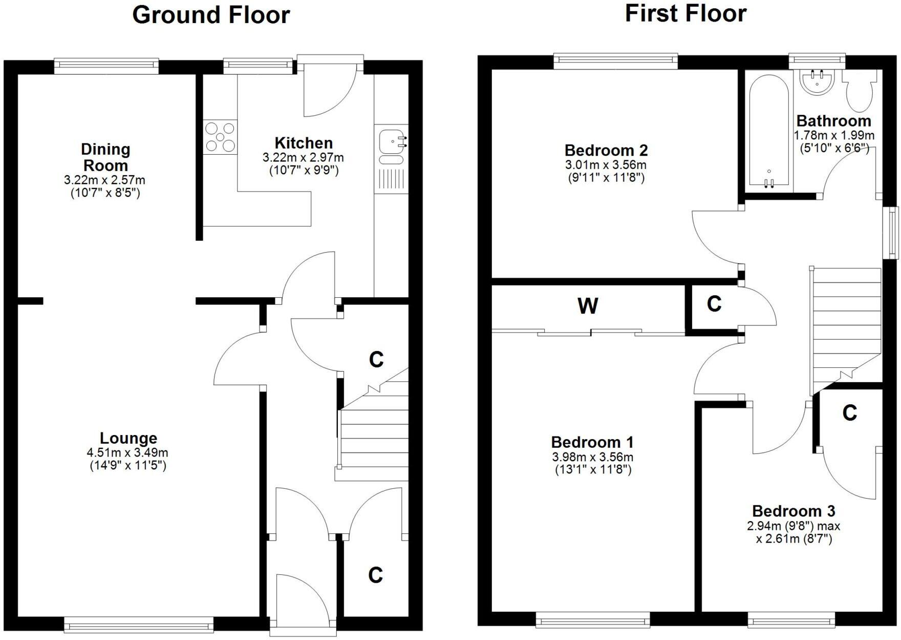 Brent Crescent, Houston floorplan