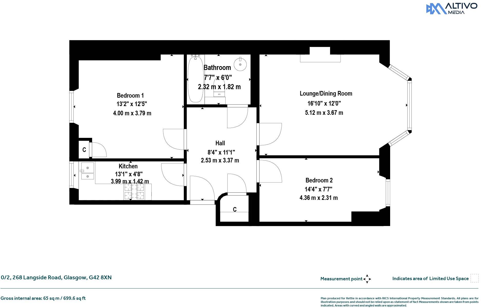 Langside Road, Glasgow floorplan