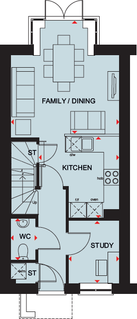 Peter De Stapleigh Way,
Stapeley, 
Nantwich, 
Cheshire, 
CW5 7TU floorplan