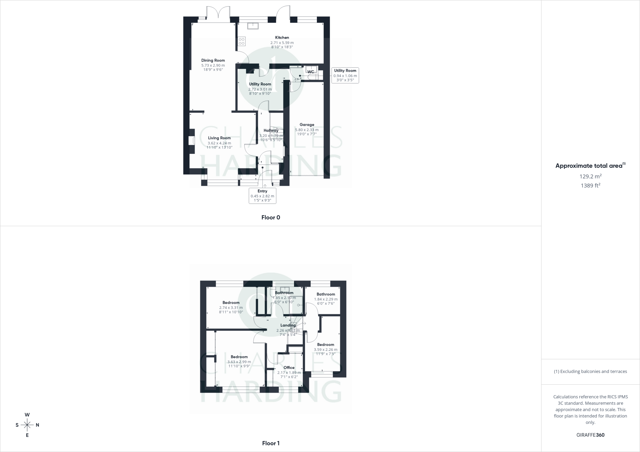 Coln Crescent, Greenmeadow, Swindon, SN25 floorplan