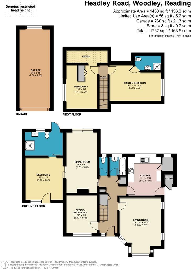 Headley Road, Woodley, Berkshire, RG5 4JD floorplan