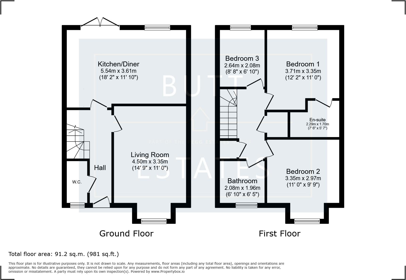 Elm Park Way, Exeter floorplan