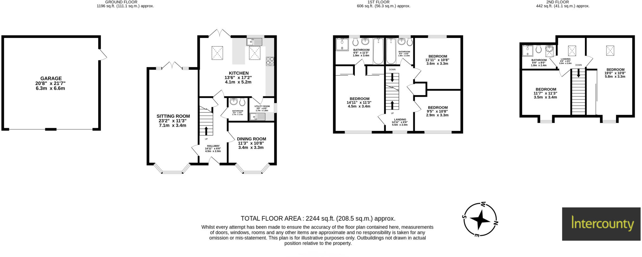 Chester Close, Bishop's Stortford, Hertfordshire, CM23 floorplan