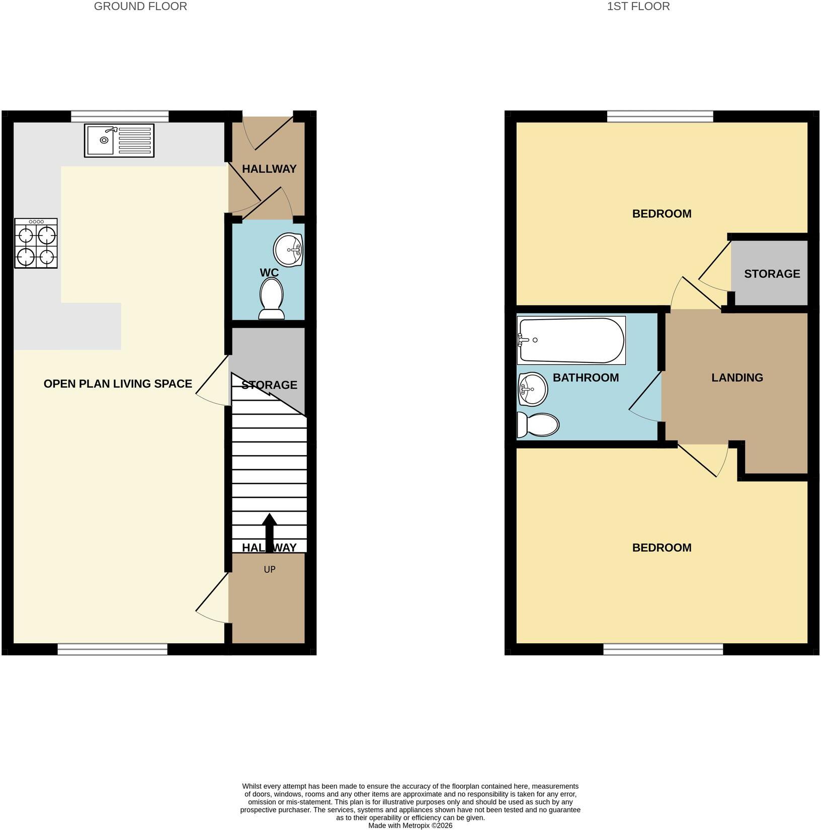 Bickerton Grove, Telford, TF3 floorplan
