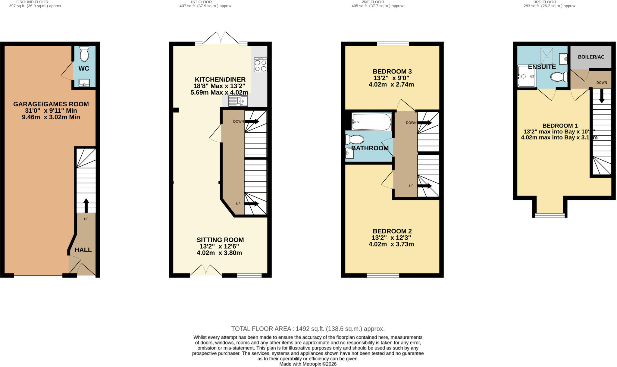 West Street, Watchet, Somerset, TA23 floorplan