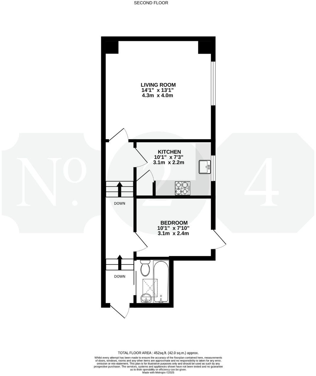 Brunswick Square, Hove floorplan