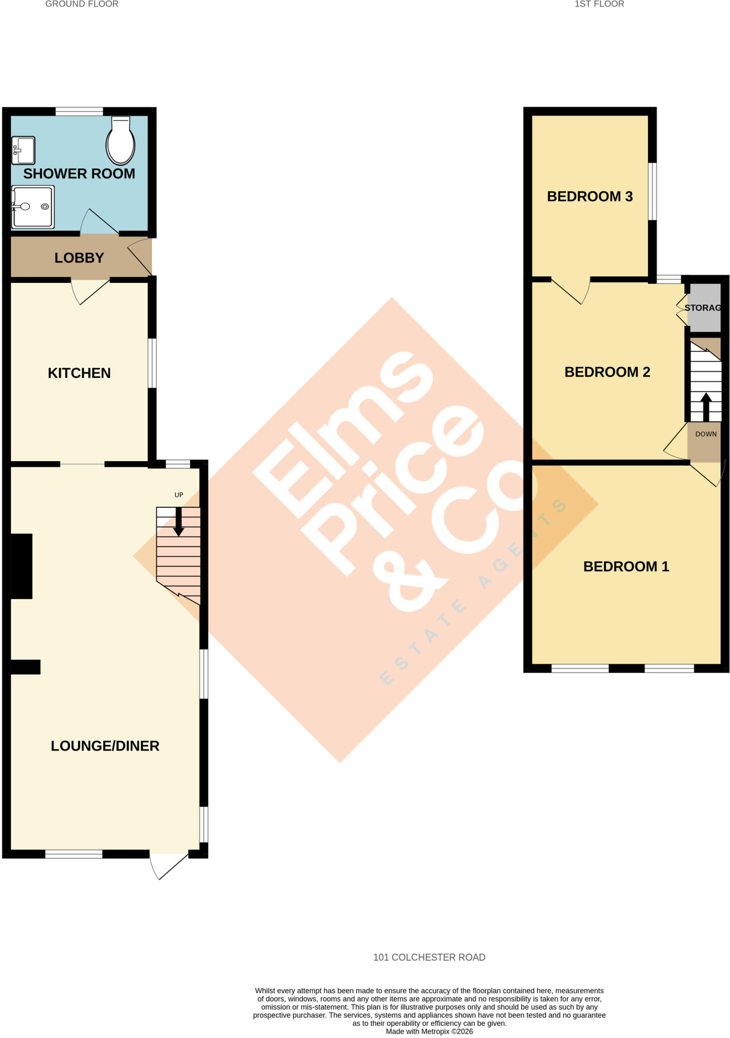 Colchester Road, West Bergholt floorplan