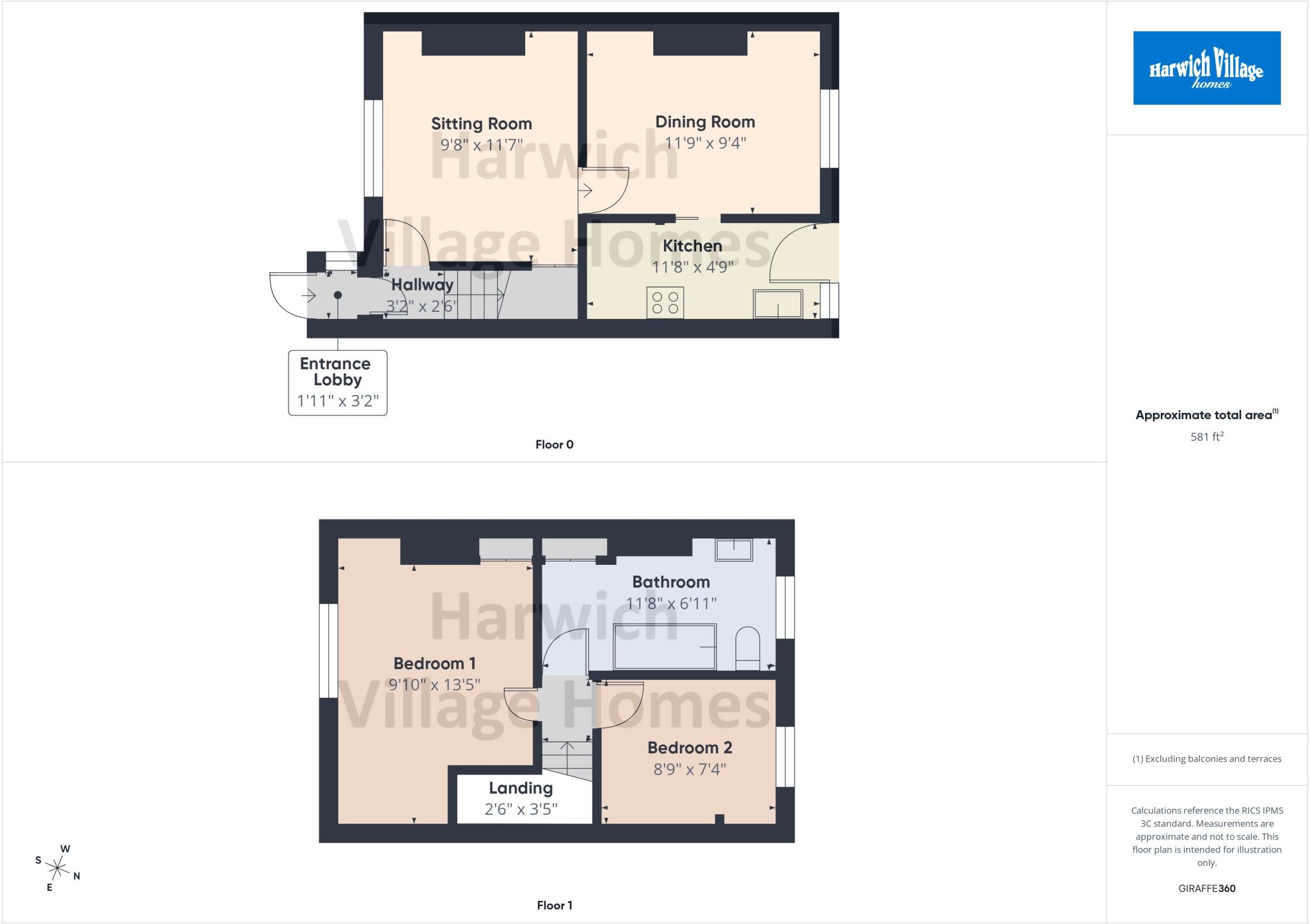 Una Road, Harwich, Essex, CO12 floorplan