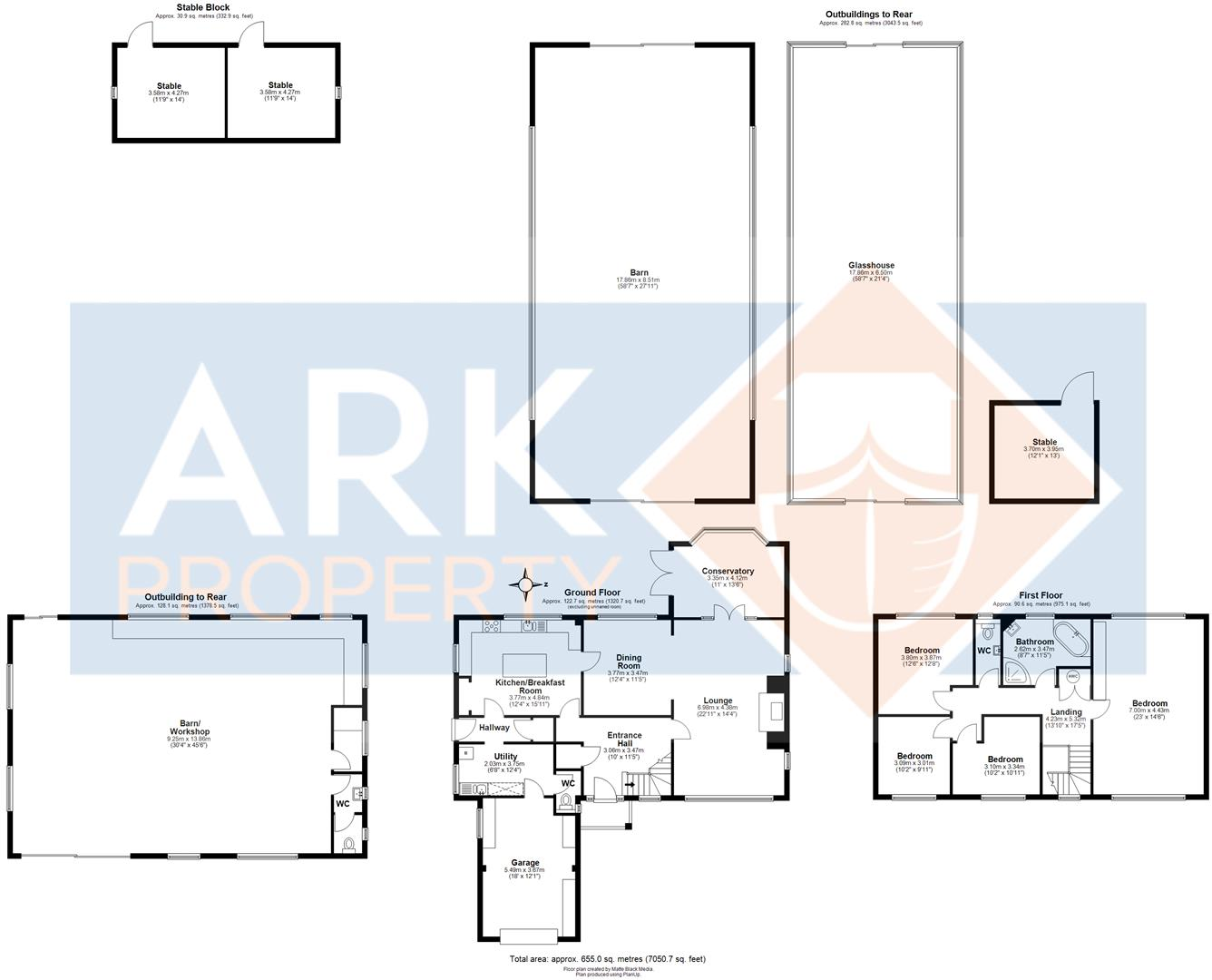 Fen Gate, Moulton Chapel floorplan