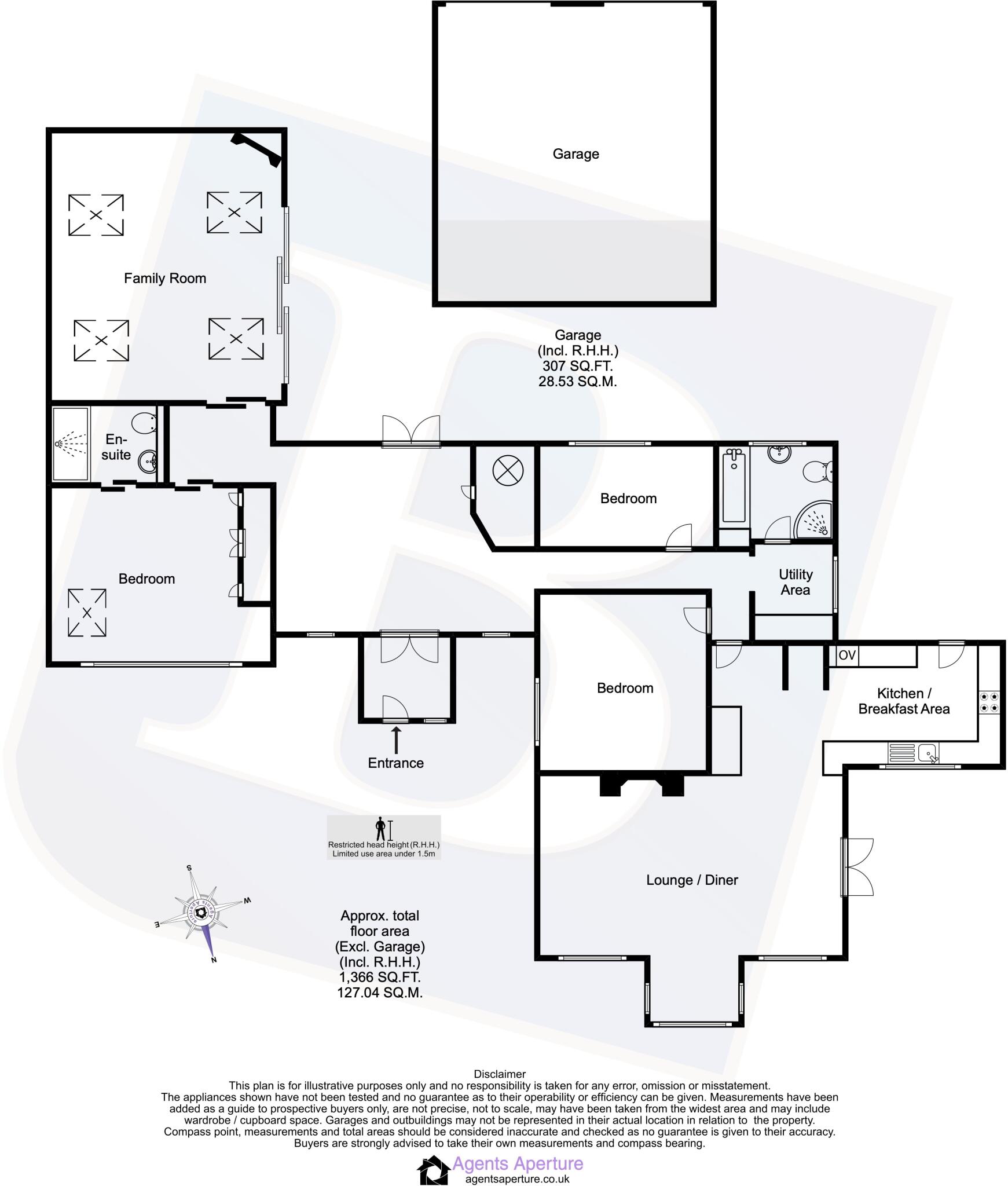The Chase, Wickford, Essex, SS12 floorplan