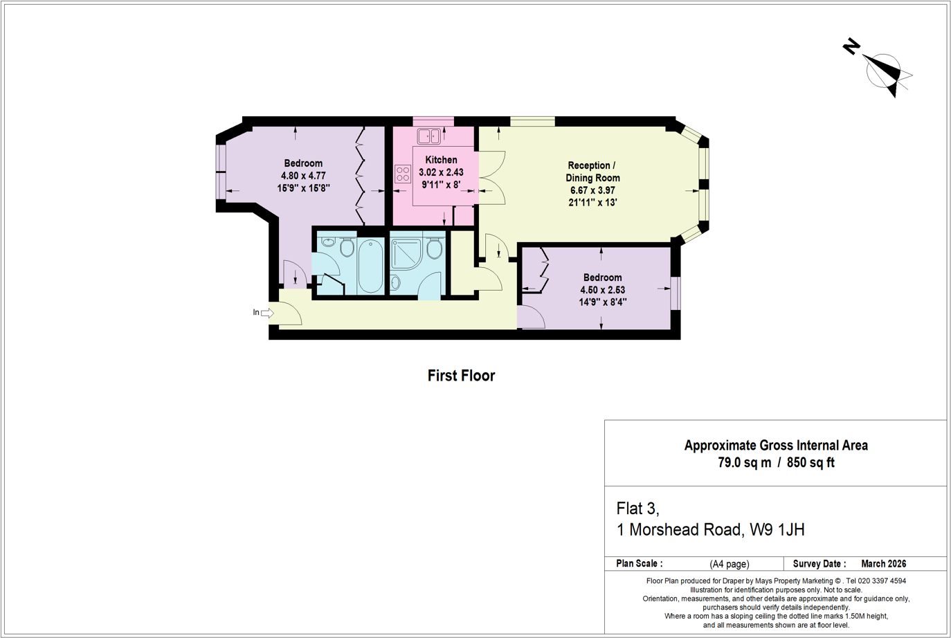 Morshead road, Maida Vale, London, W9 floorplan