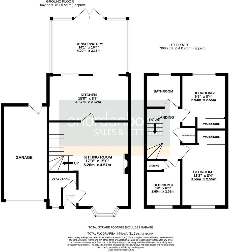 Lambrook Drive, East Hunsbury, Northampton NN4 floorplan