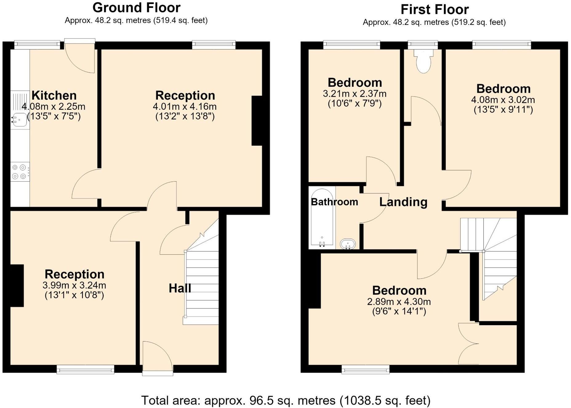 Alexandra View, Darwen, BB3 floorplan
