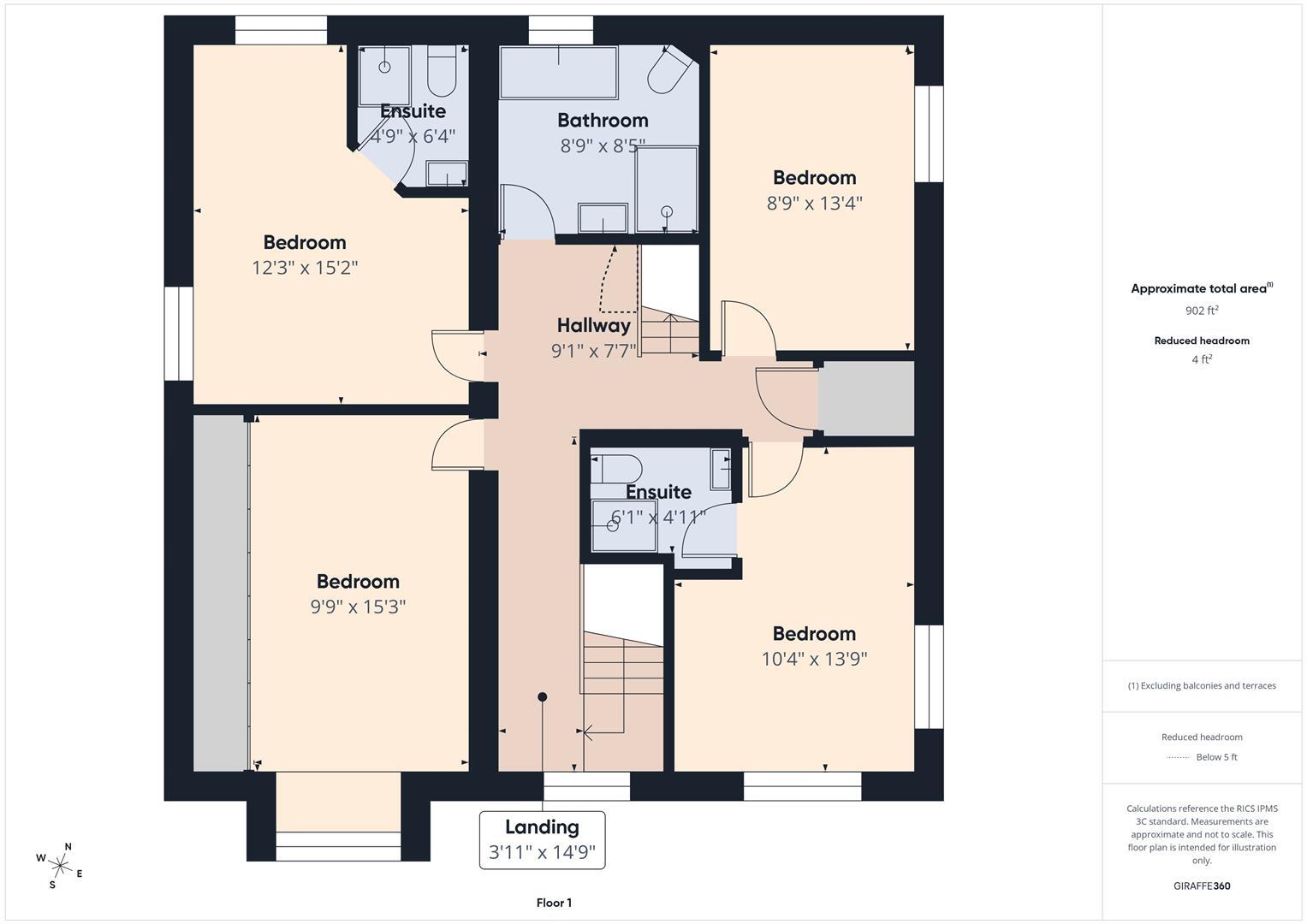 Cauldwell Lane, Monkseaton floorplan