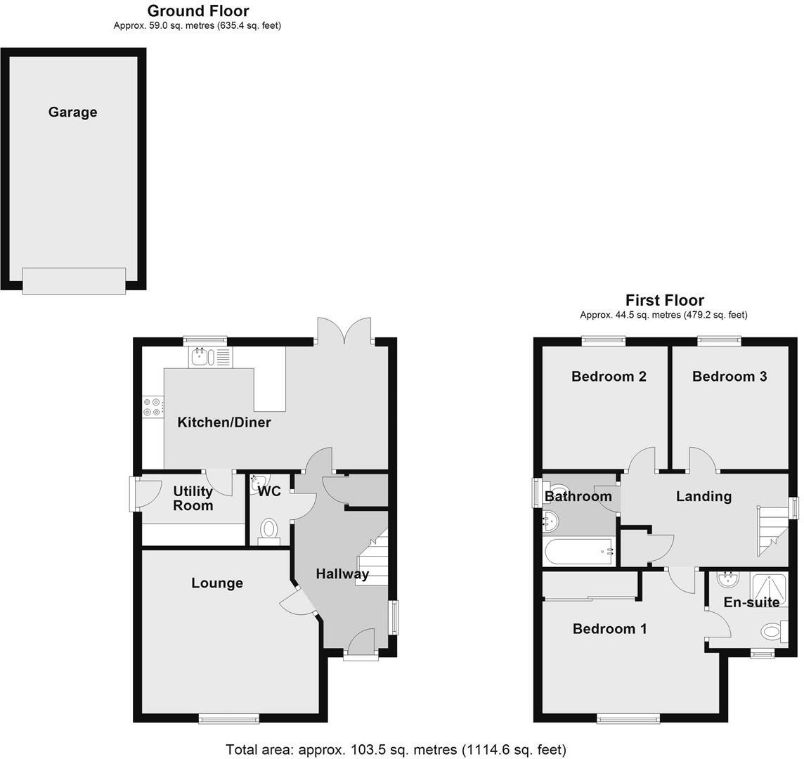 Nightingale Road, Kirton, Boston floorplan