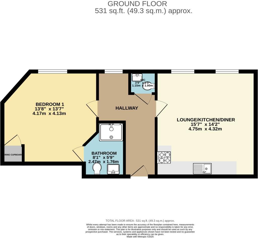 Durland House, 160 High Street, Rainham floorplan