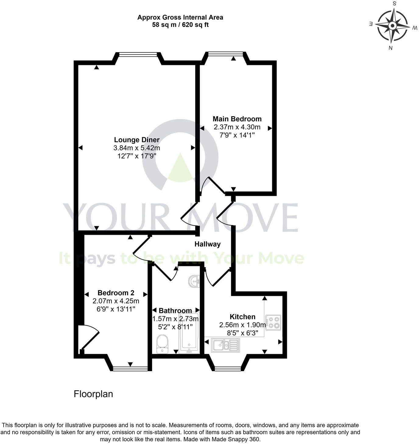 East Leven Street, Burntisland, Fife, KY3 floorplan