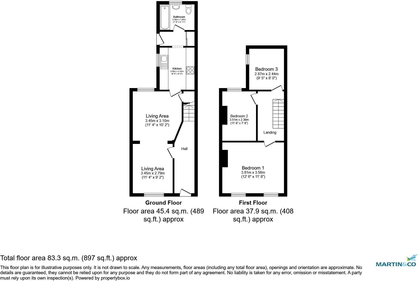 Salisbury Street, Bedford floorplan