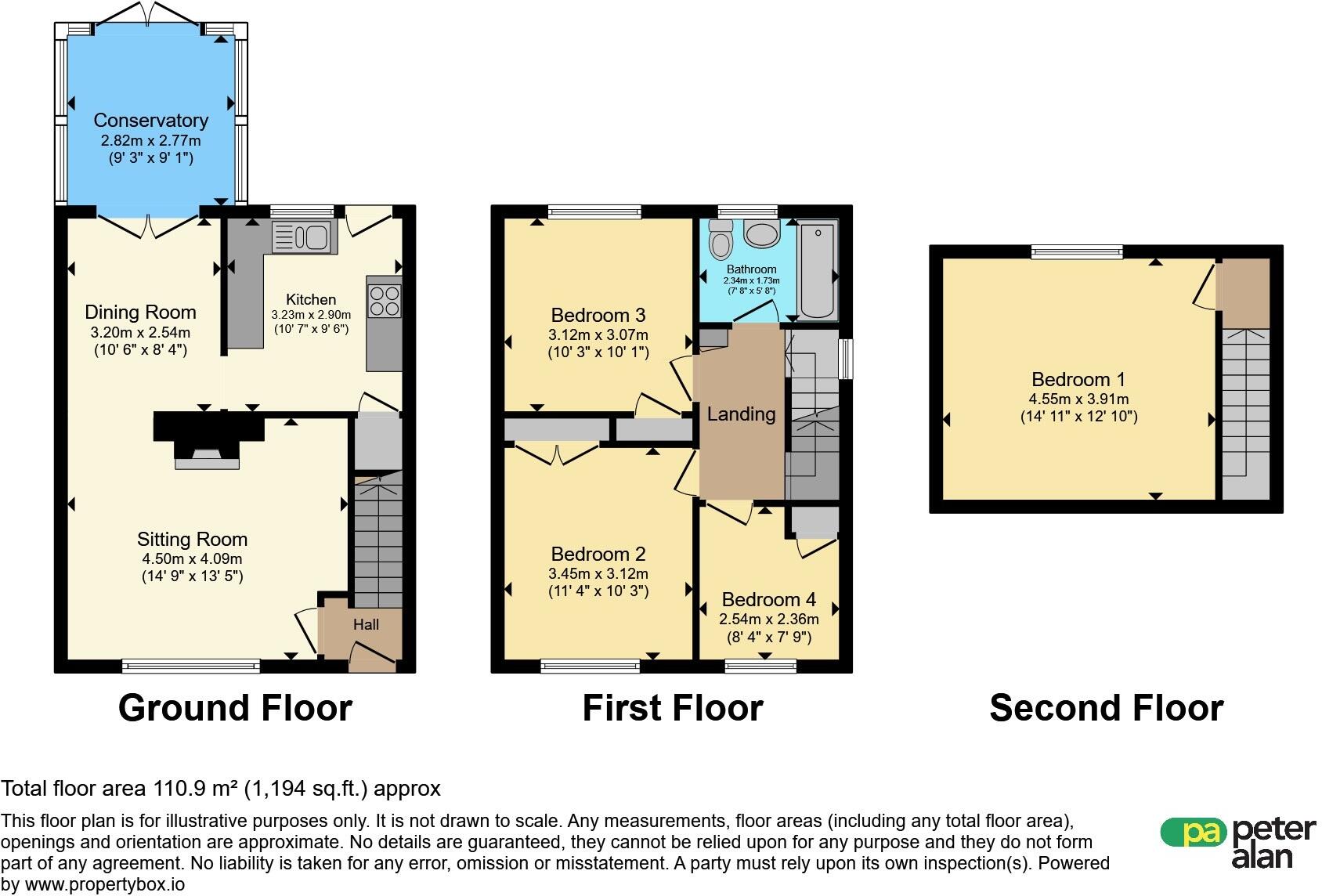 Fairfield Crescent, Llantwit Major floorplan