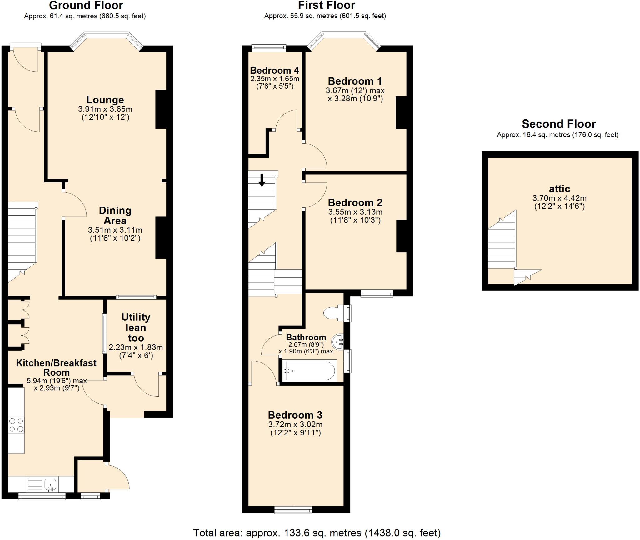 Lyndhurst Road, Exmouth, EX8 floorplan