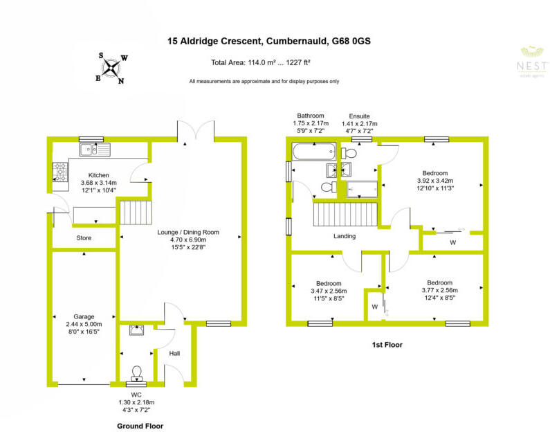 Aldridge Crescent, Cumbernauld floorplan