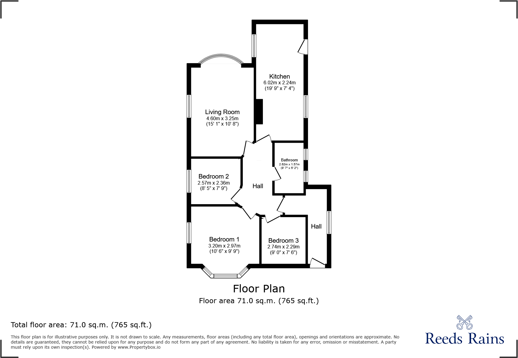 Molineaux Road, Rhyl, Denbighshire, LL18 floorplan