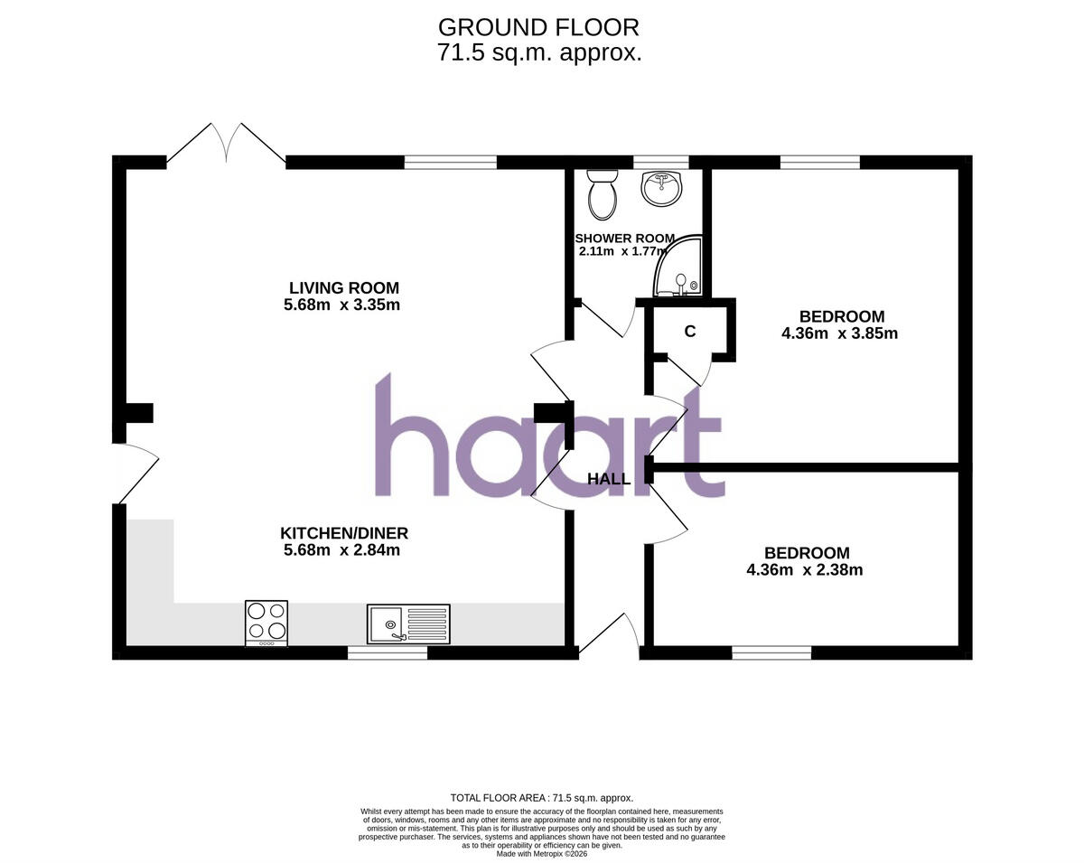 St Pauls Road, Peterborough floorplan