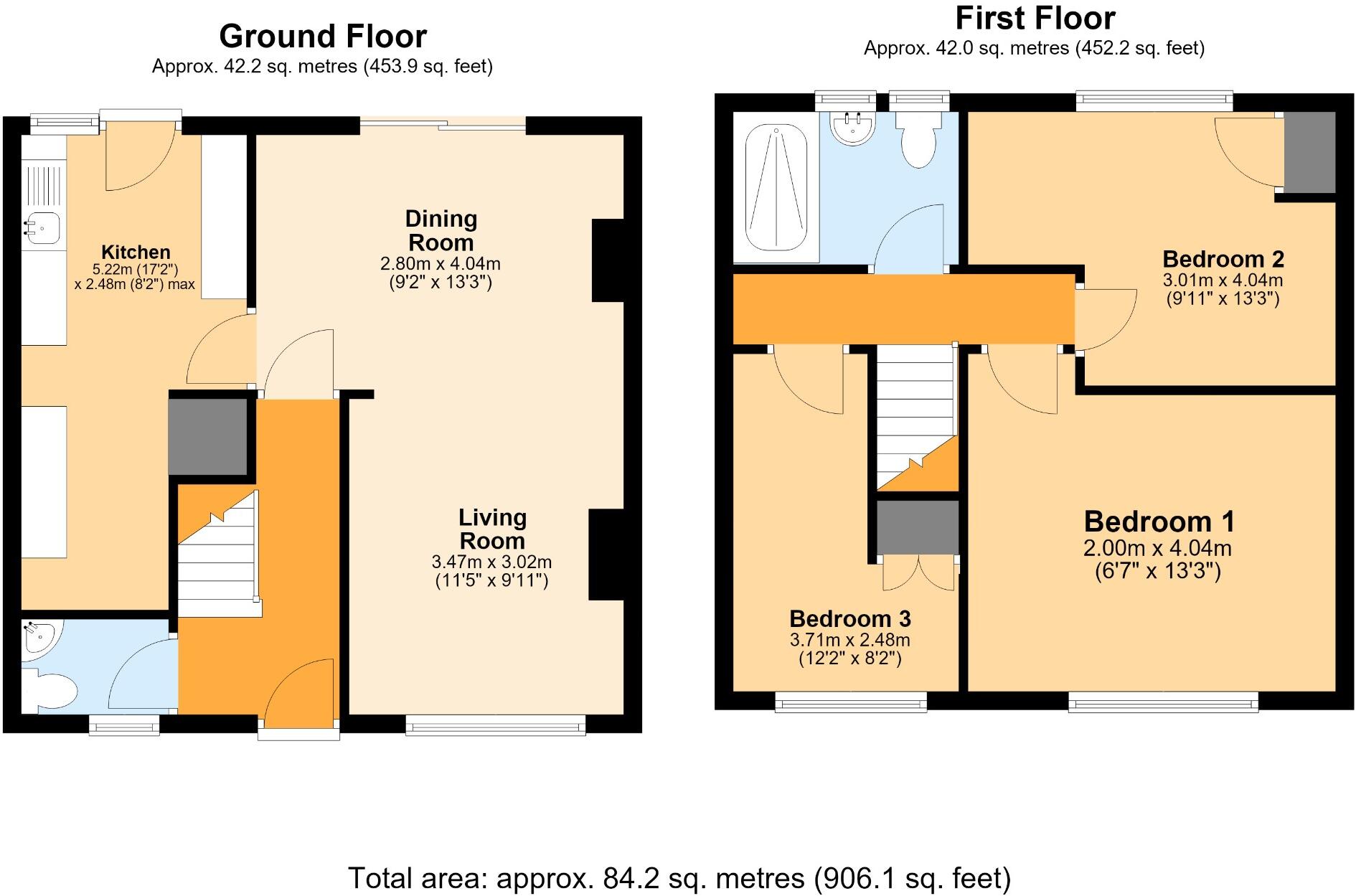 Honiton Road, Llanrumney, Cardiff, South Glamorgan, CF3 5QJ floorplan