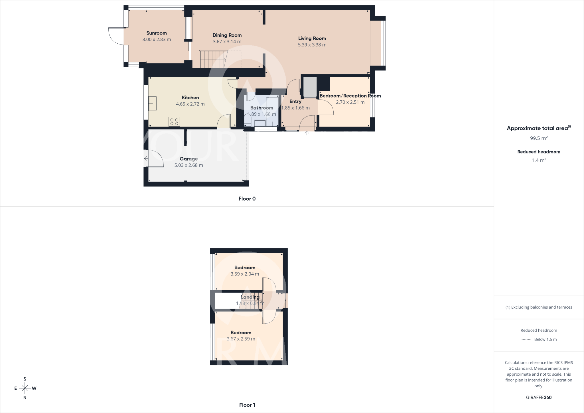 Abbey Road, Sadberge, Darlington, Durham, DL2 floorplan