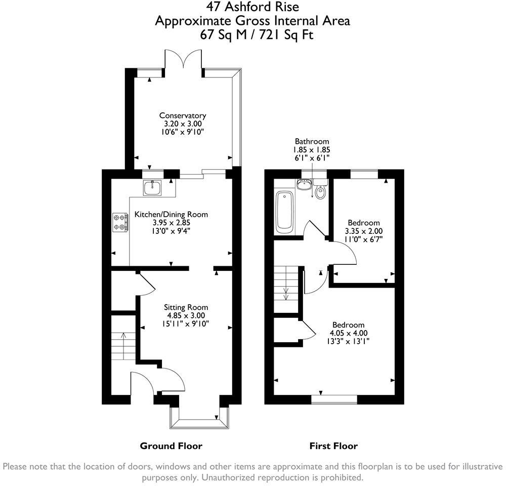Ashford Rise, Belper floorplan