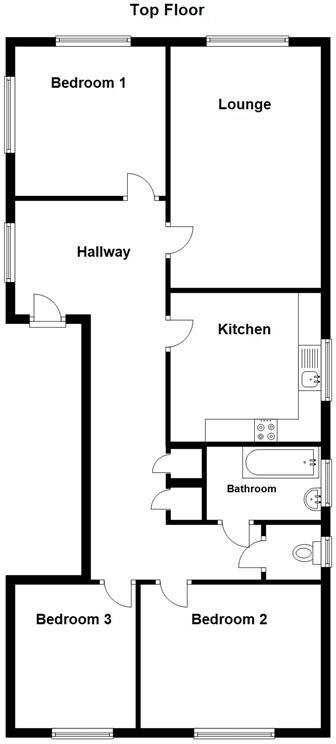 Deposit Alternative Available  Havelock Road Southsea PO5 floorplan