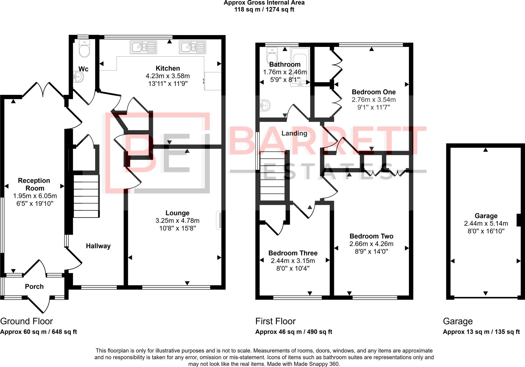 Graysons Close, Rayleigh, Essex, SS6 floorplan