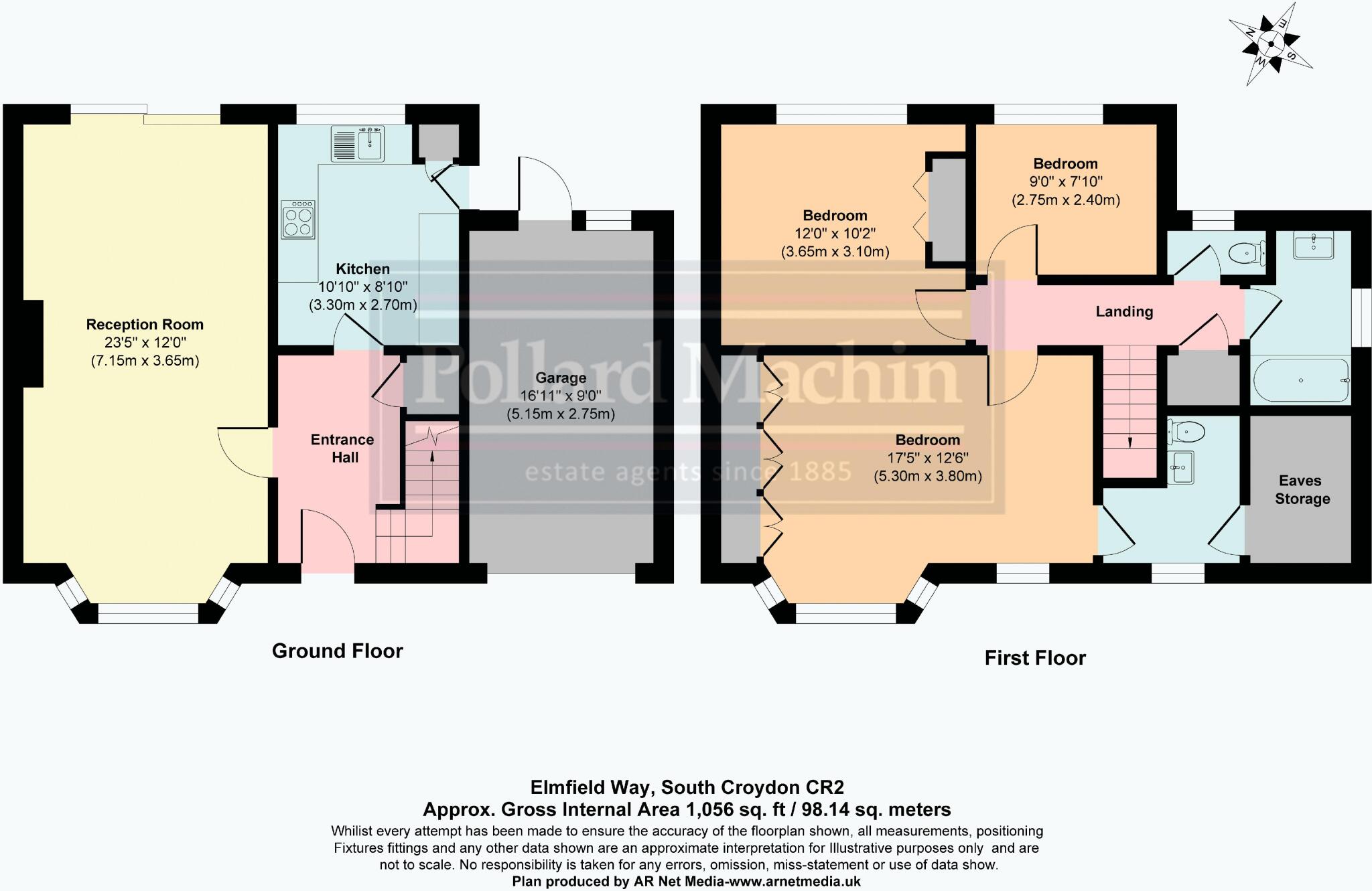 Elmfield Way, Sanderstead floorplan