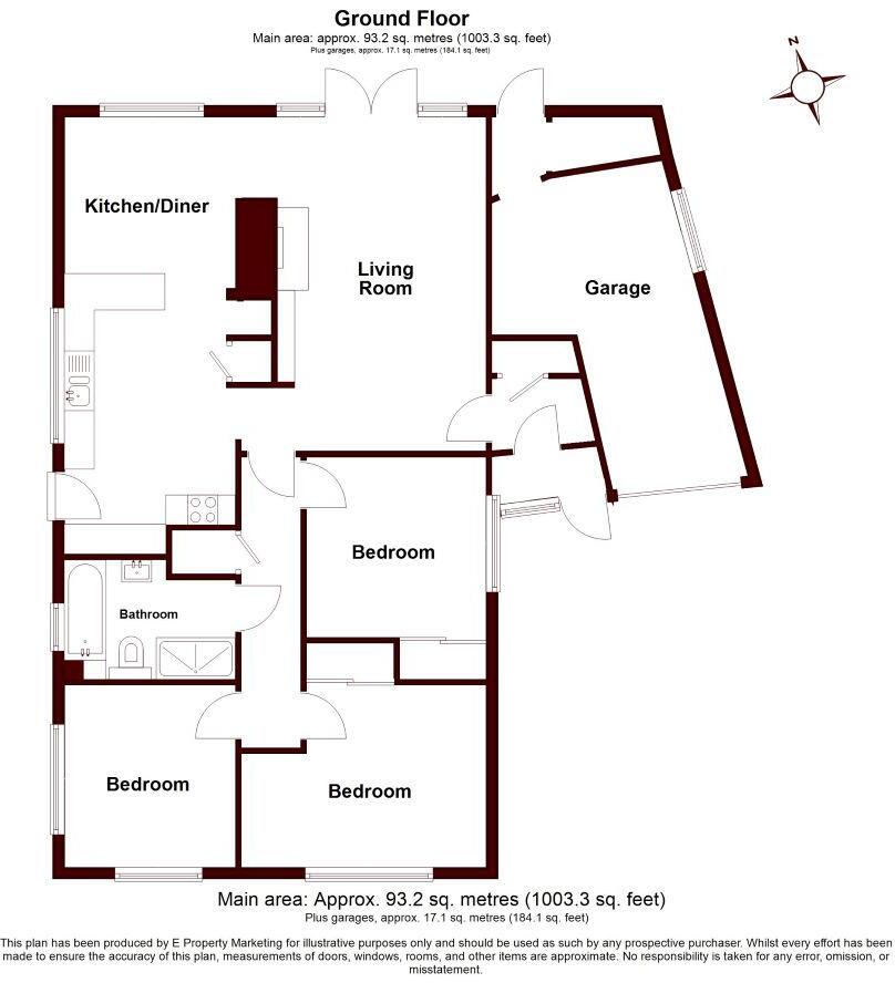 Beaconsfield Close, Bognor Regis, PO22 7SH floorplan