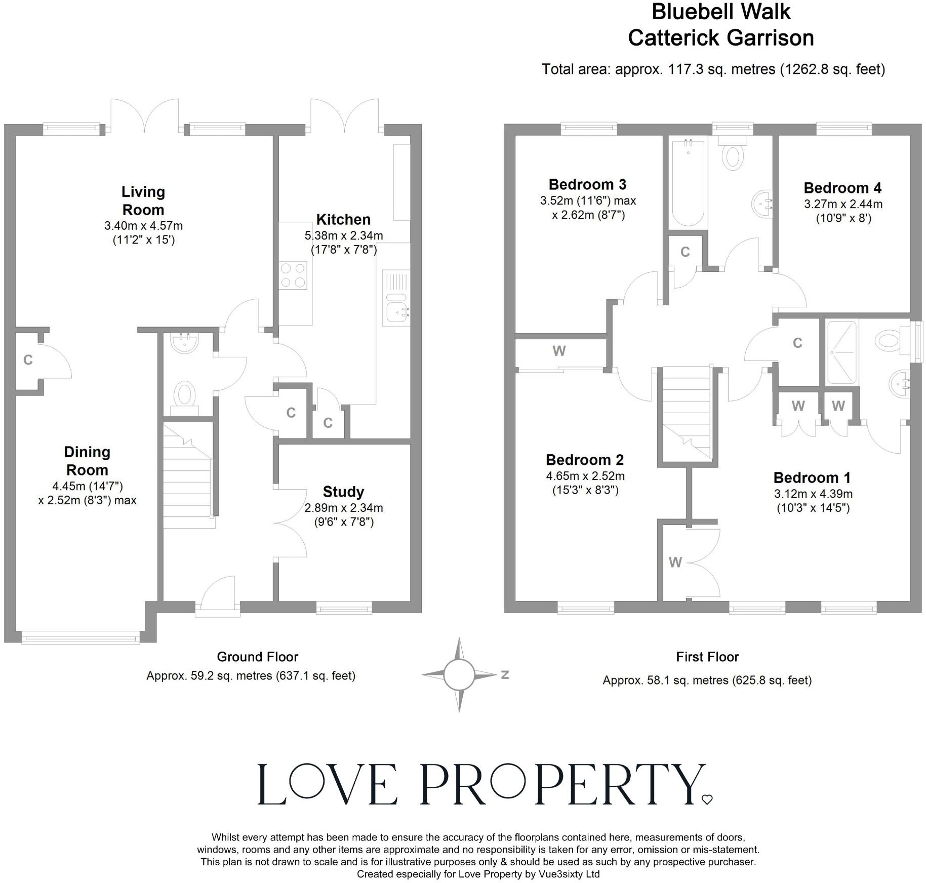 Bluebell Walk, Catterick Garrison floorplan