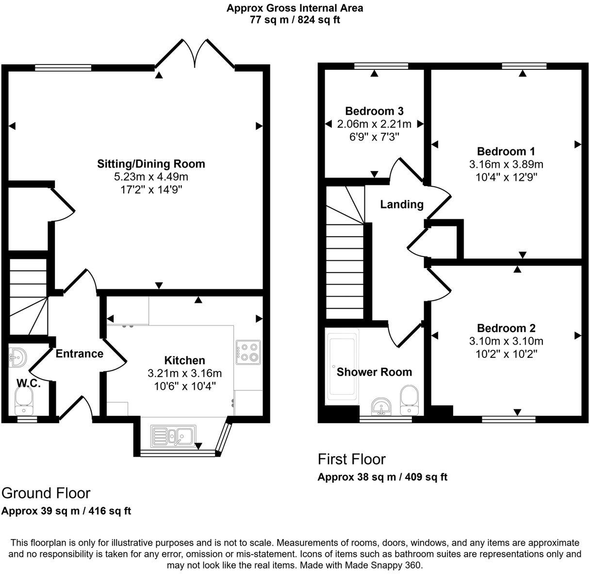 Hasted Drive, Alresford floorplan