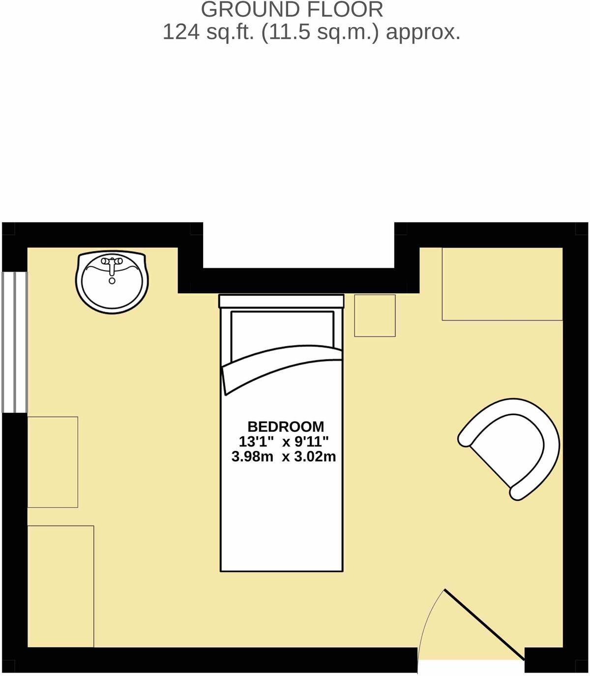 Belvedere Road, Taunton, TA1 floorplan