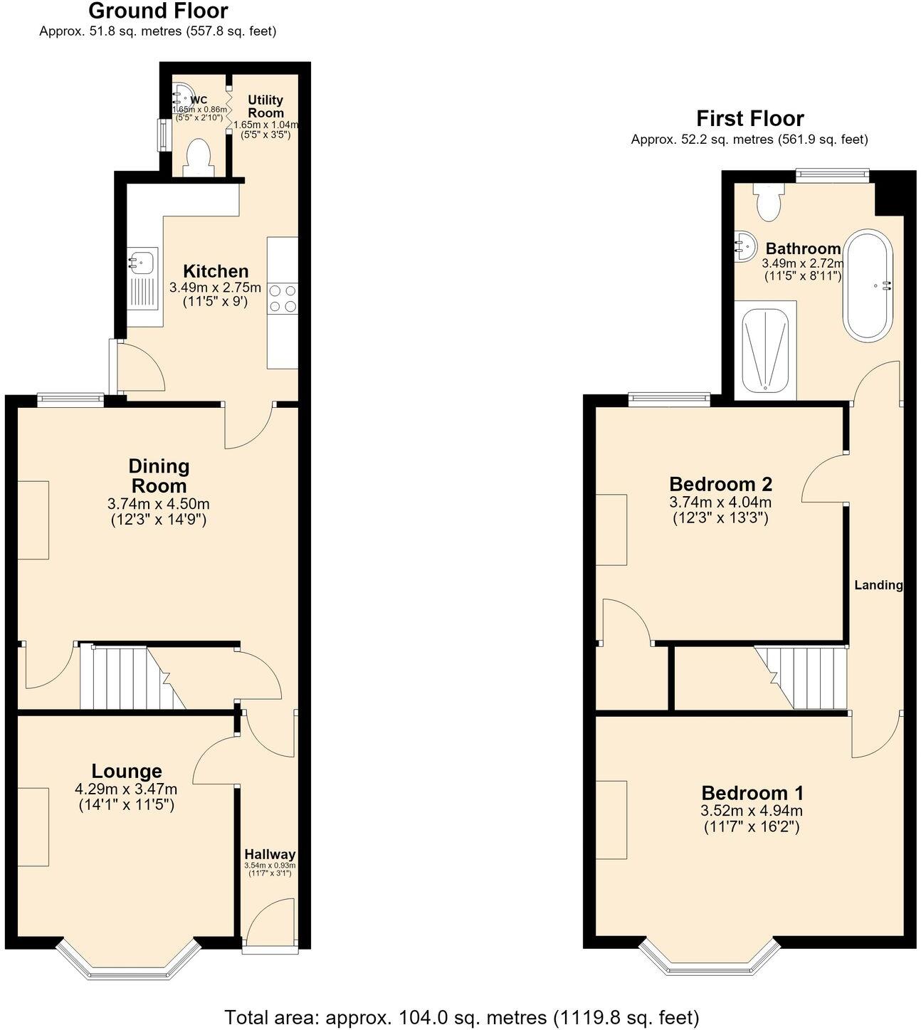 Garton Road, Loughborough, LE11 floorplan