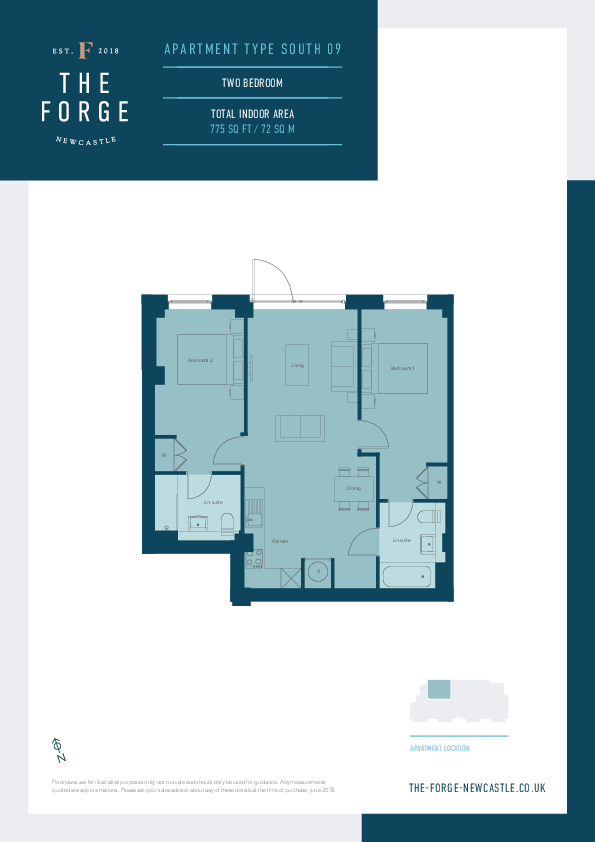 The Forge, Newcastle Newcastle upon Tyne NE1 floorplan