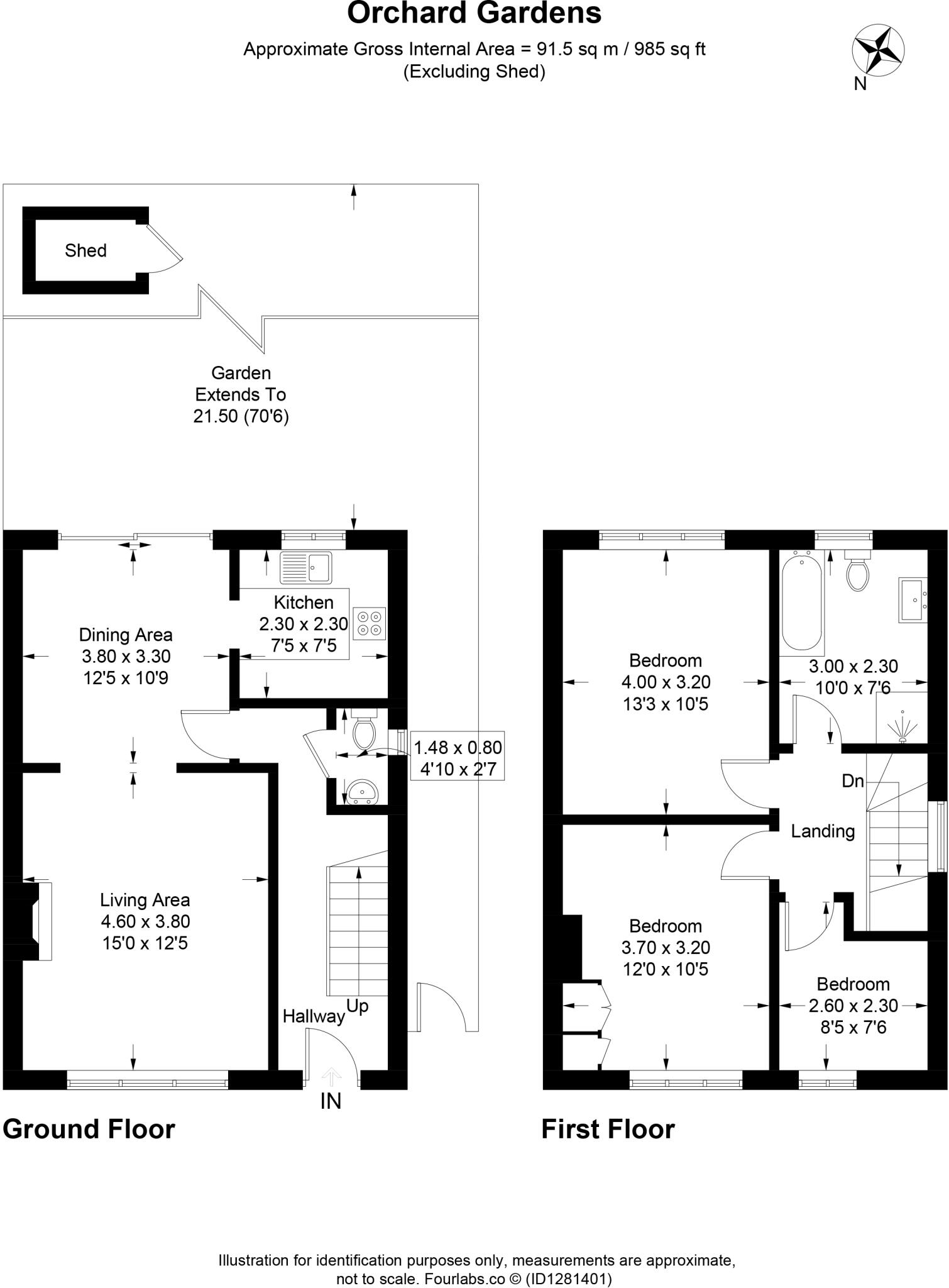 Orchard Gardens, Sutton, SM1 floorplan