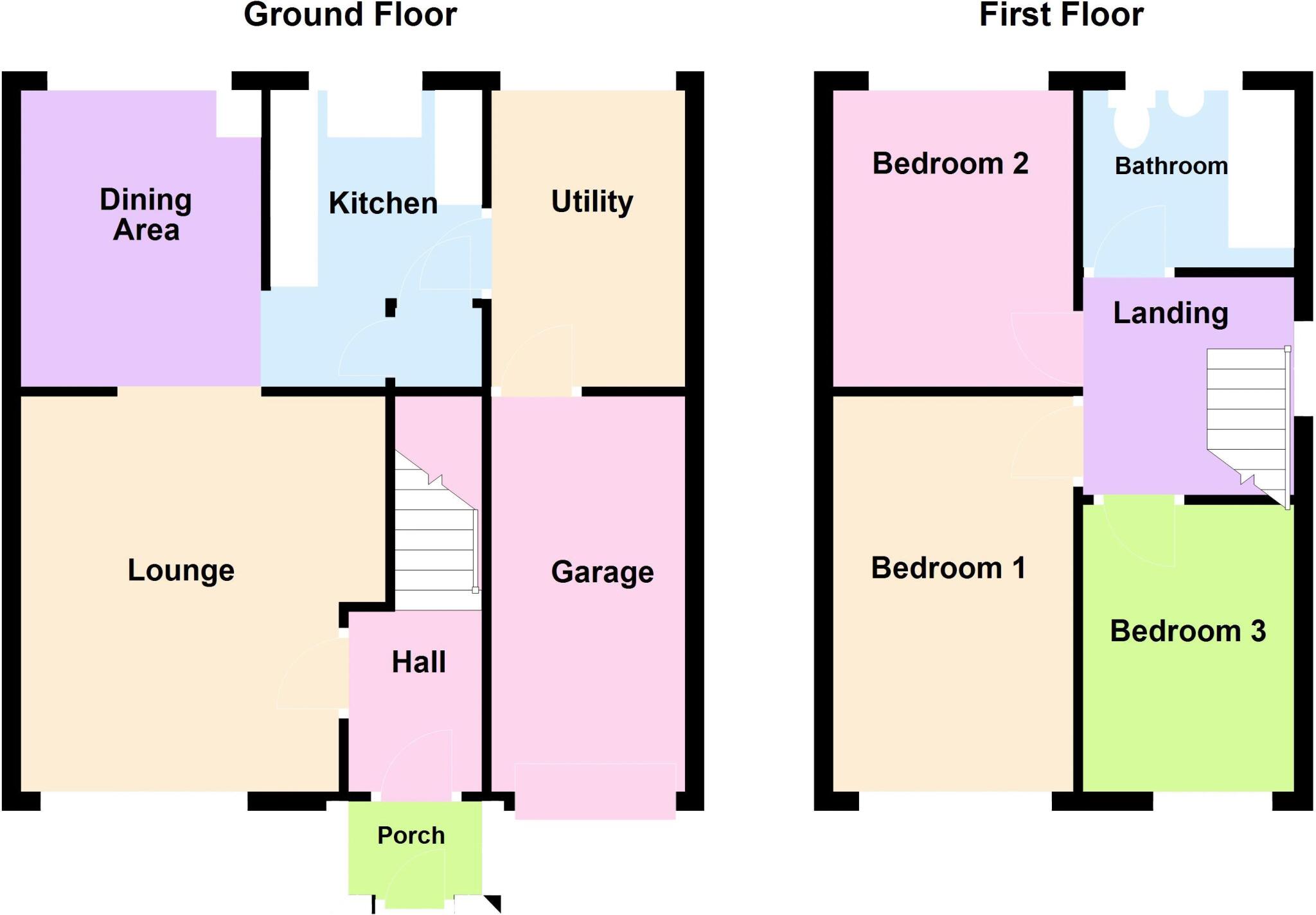 Edinburgh Drive, Rushall floorplan